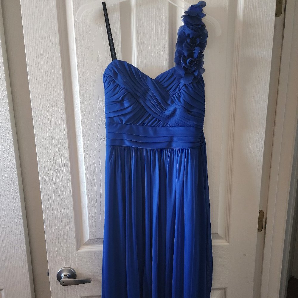 Blue bridesmaid dress